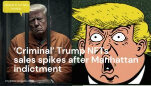 Read more about the article ‘Criminal’ Trump NFTs sales spikes after Manhattan indictment in 34 charges